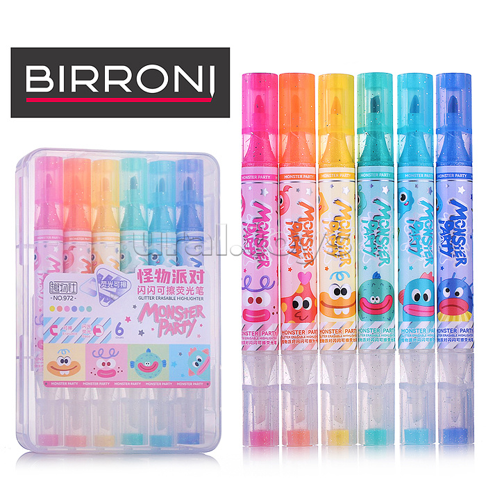 Набор маркеров-выделителей (6 цветов в наборе)