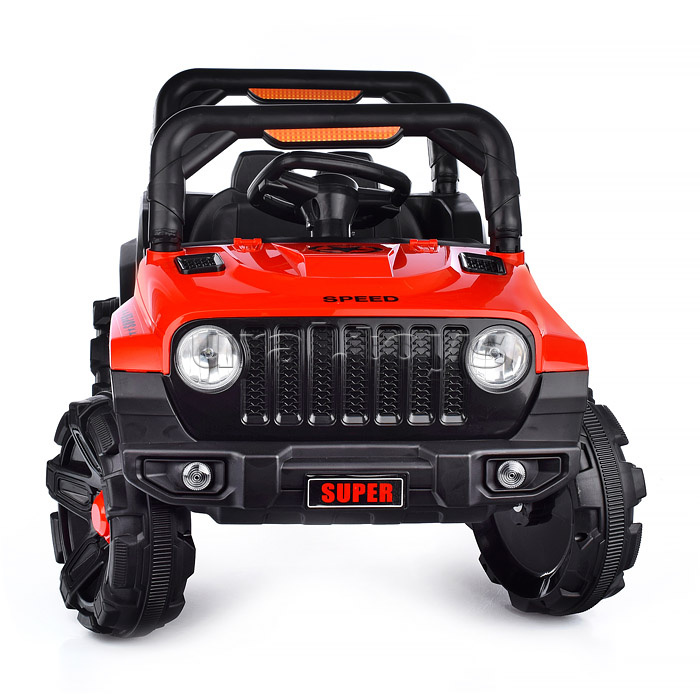 Электромобиль "Рустик" на аккумуляторе, с р/у управлением, в коробке (красный)