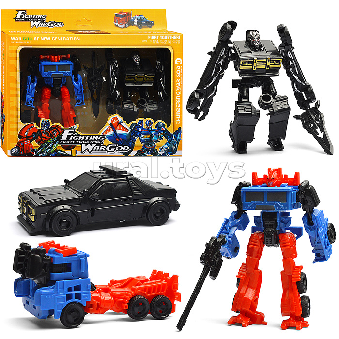 Робот трансформирующийся, в коробке