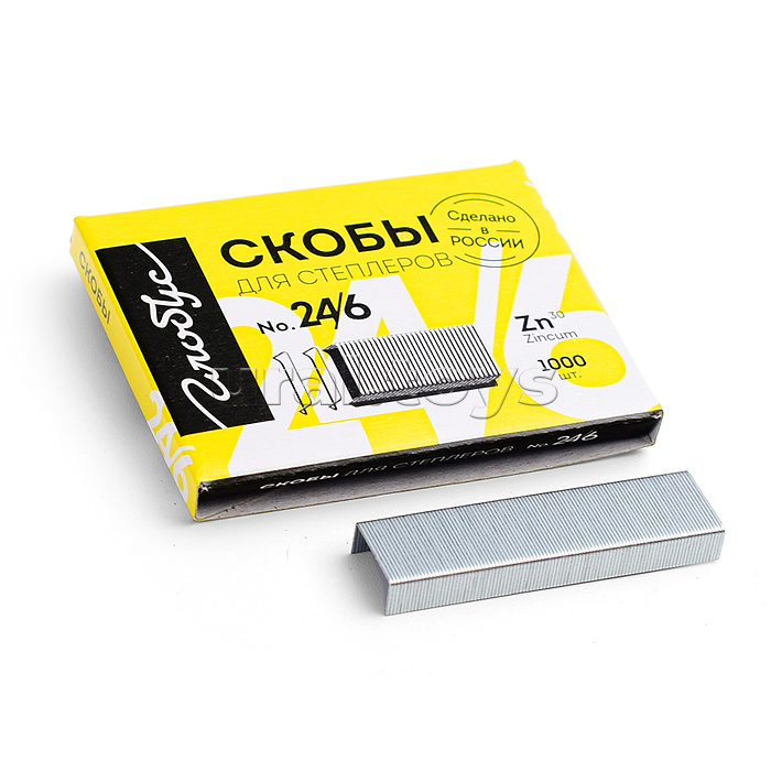 Скобы для степлера №24/6 1000 шт. (плоская упаковка, подходит для степлеров 24/6, 26/6) Скобы для степлера №24/6 1000 шт. (плоская упаковка, подходит для степлеров 24/6, 26/6)