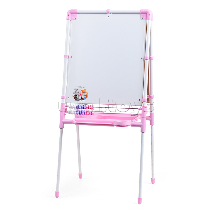 Мольберт «Доска знаний» 1 (розовый-2)