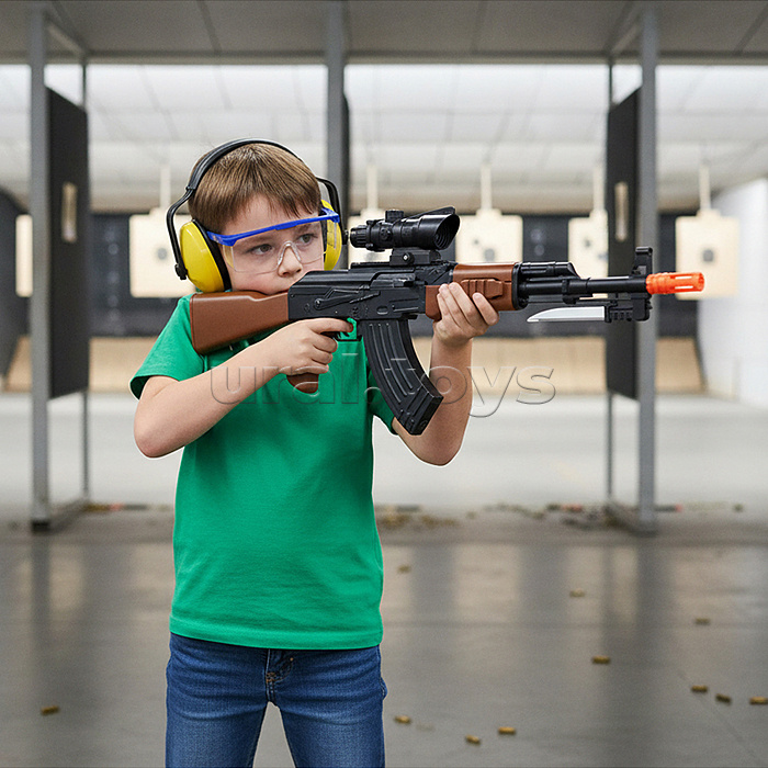 Автомат "Калашникова" с водными пульками, в коробке