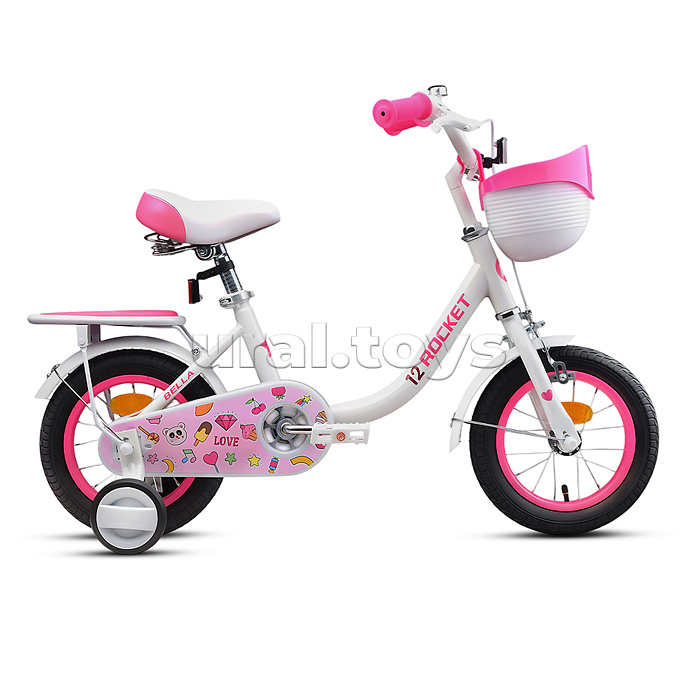 Велосипед 12" Rocket Bella, цвет белый