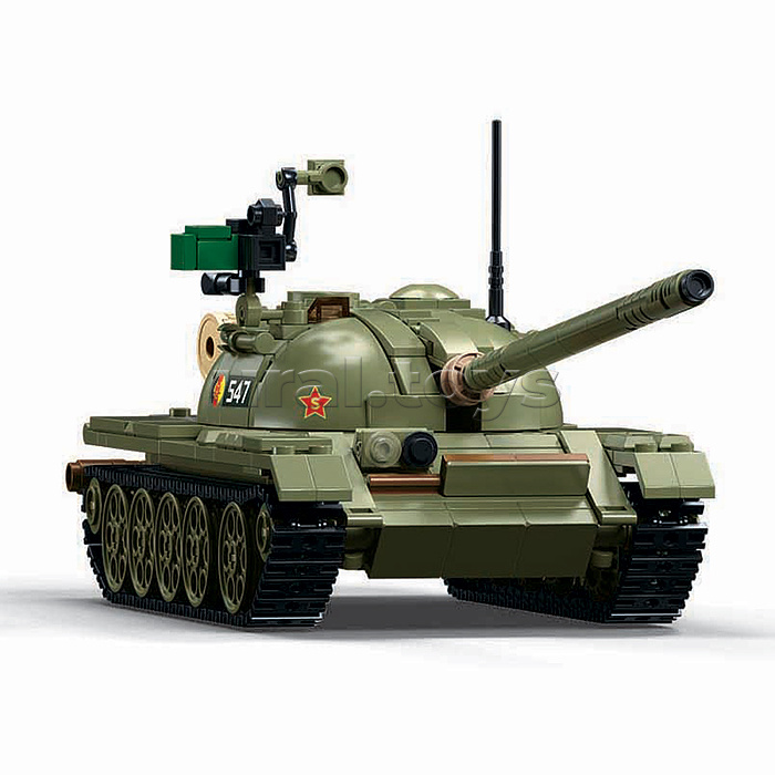 Конструктор "Танк T54C" (604 дет.) в коробке