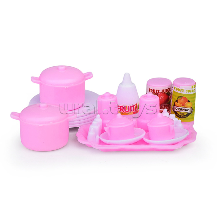 Мебель для кукол "Кухонный гарнитур" в коробке