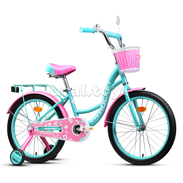 Велосипед 20" Rocket Little Lady, цвет бирюзовый