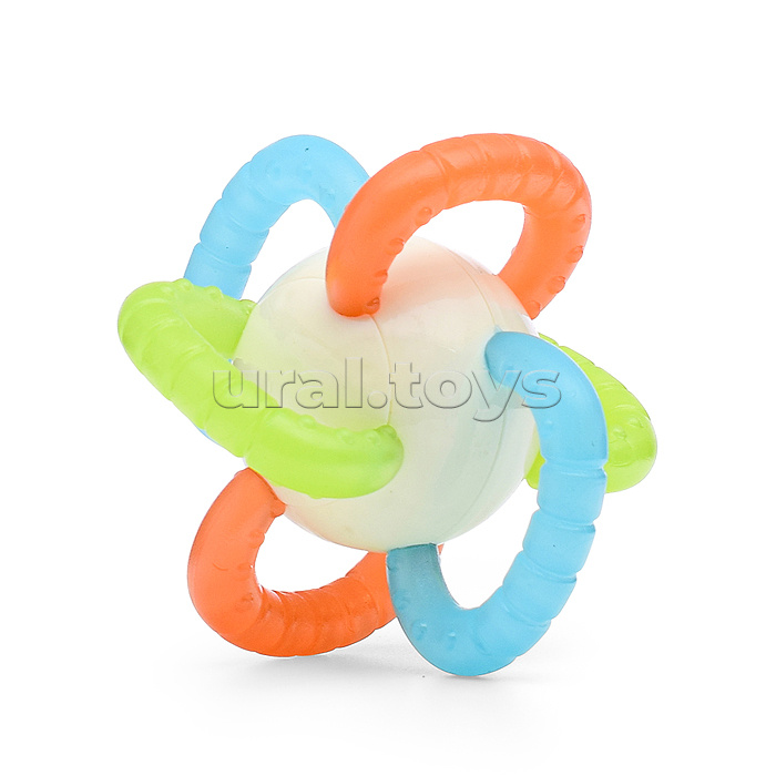 Набор погремушек "Добрые зверята" в пакете Набор погремушек "Добрые зверята" в пакете