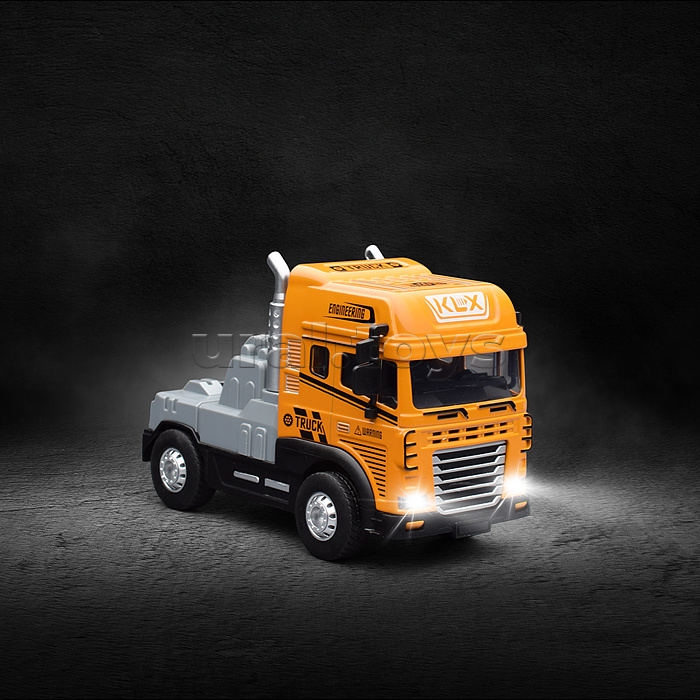 Эвакуатор "Строительная техника" (свет, звук) в коробке