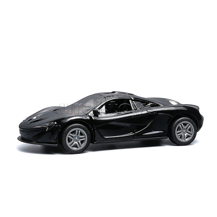 Чёрная инерционная машинка вид E die-cast , 1:32