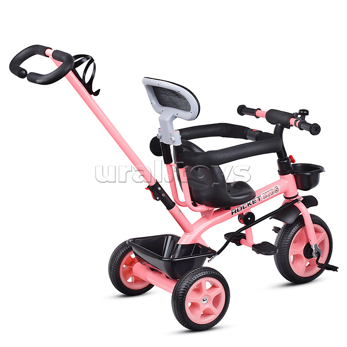 Велосипед 3-х колесный, розовый