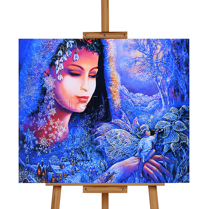 Мозаика алмазная "Чарующая девушка" 40*50см.