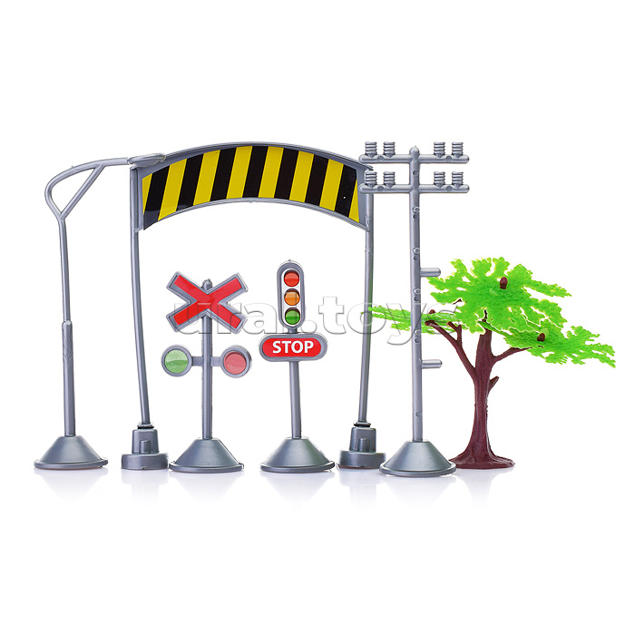 Железная дорога (свет-звук, длина пути 280см.) в коробке