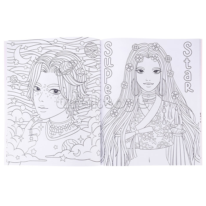 Раскраска аниме. К-РОР