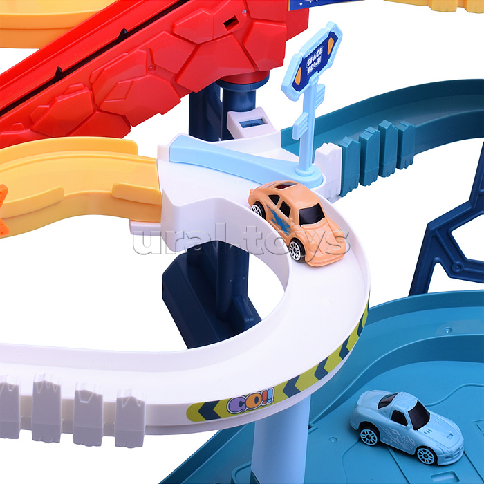 Парковка "Космические динозавры" в коробке