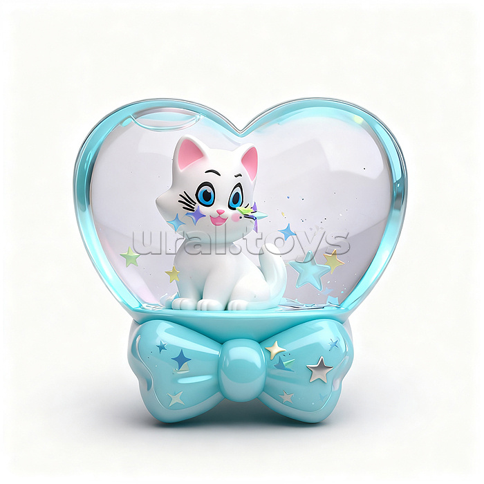 Игрушка - антистресс "Питомец в сердечке" цвет микс