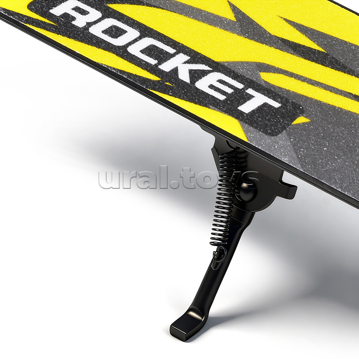Самокат 2-х колесный ROCKET,колеса PU/ 145 мм,ABEC 7, желтый (в пакете)