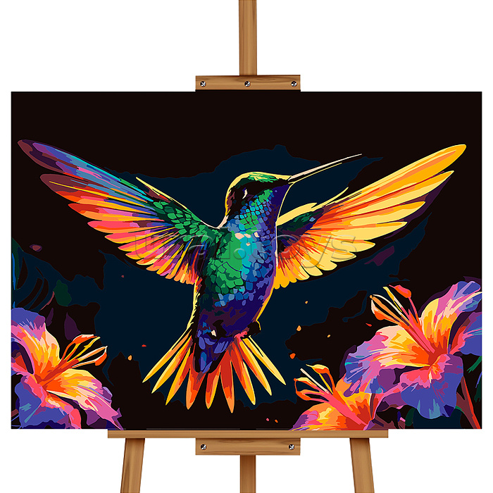 Картина по номерам "Колибри" 50*40 см