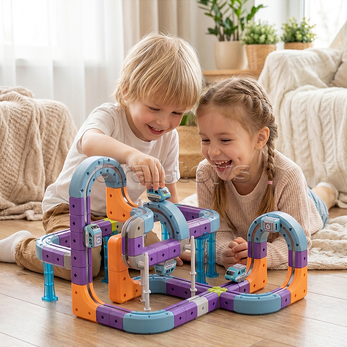 Трек "Игровой маршрут" (87 дет.) в коробке