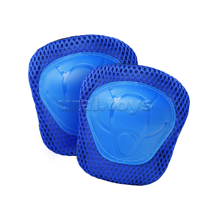 Ролики детские (размер M) с защитой для катания, синий, в коробке