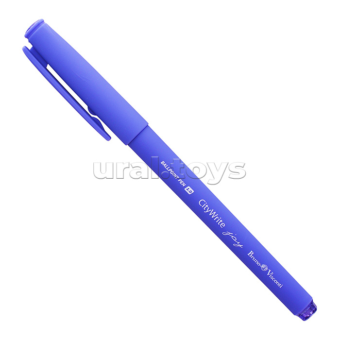 Ручка шариковая "CityWrite. JOY" 1.0 мм, синяя (3 цвета  корпуса)