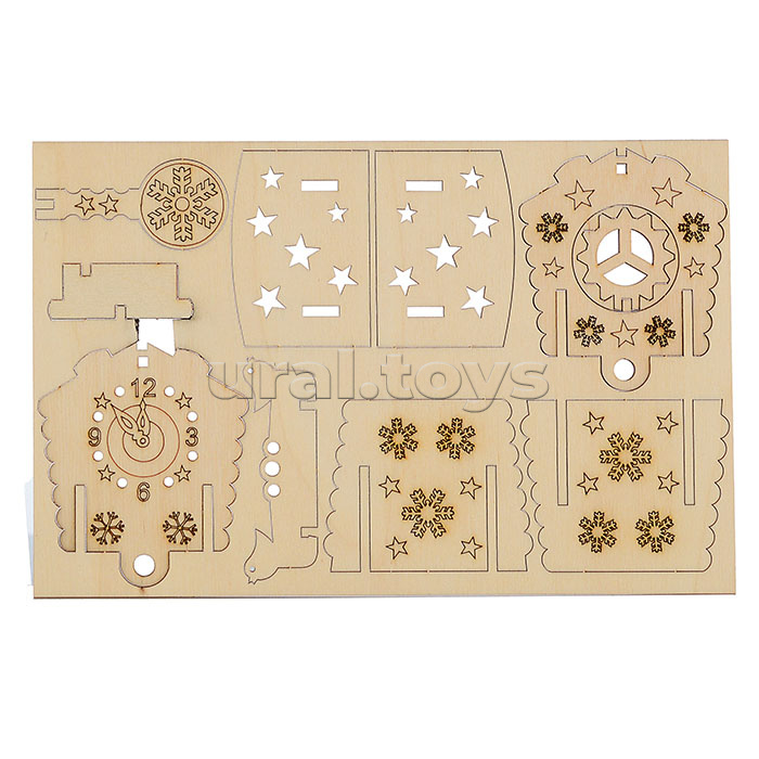 Роспись по дереву. Ёлочная игрушка "Время волшебства"