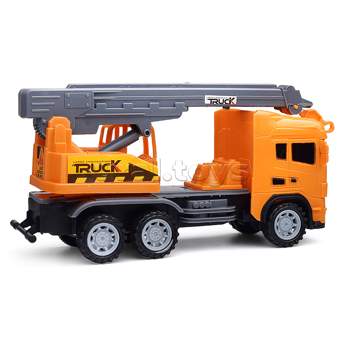 Набор с дорожными знаками "Строительная техника" , в коробке