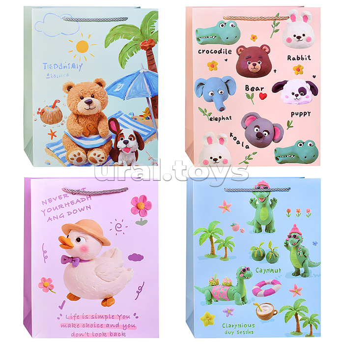 Пакет подарочный "Игровое чудо" 32*26*12см.