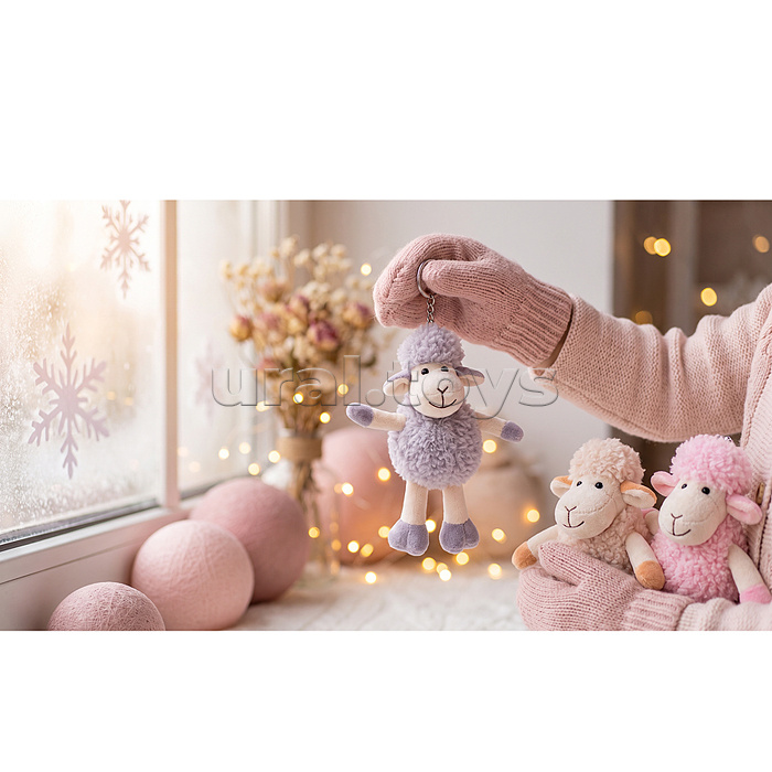 Мягкая игрушка "Овечка" 19 см.