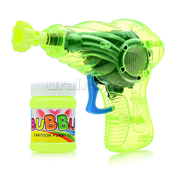 Пистолет для мыльных пузырей "Весёлый пузырь‑стрелок" в пакете