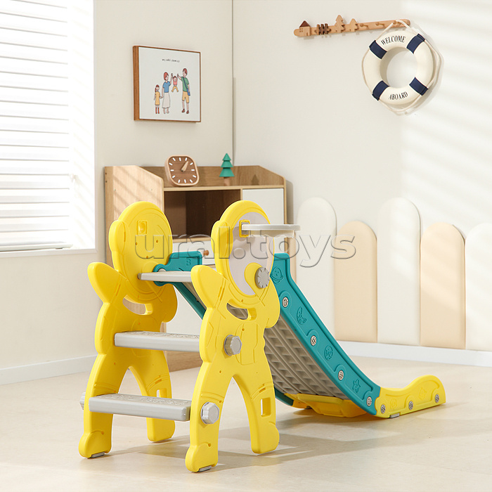 Горка детская "Астронавт" (цвет желтый)