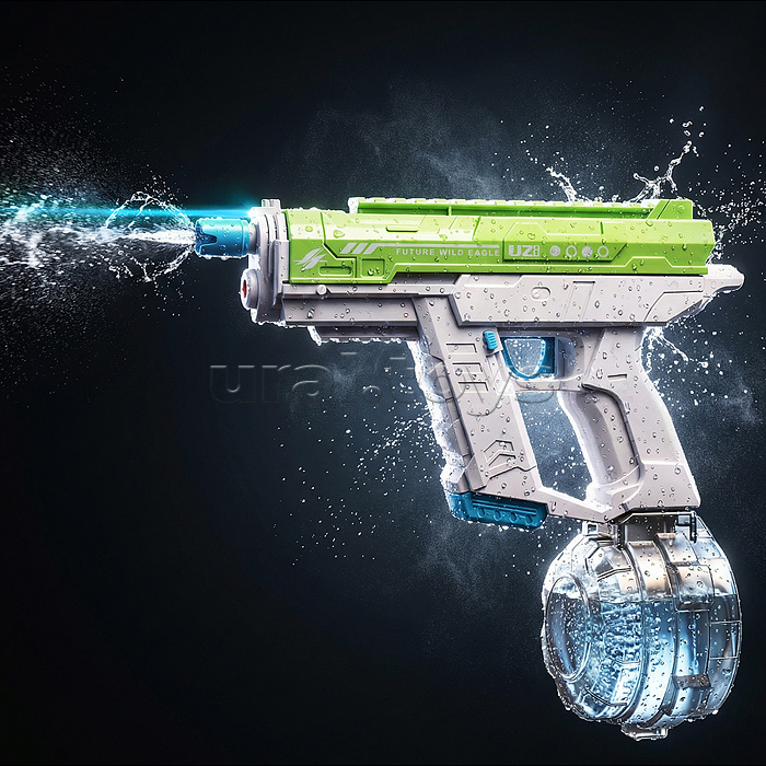 Водное оружие "Hydro Hustle" в коробке (цвет зеленый)