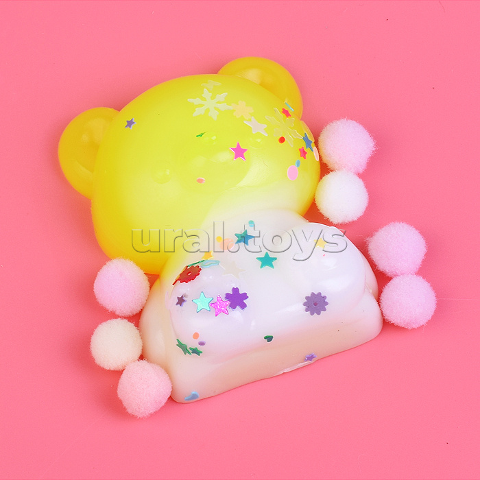 Игрушка-антистресс "Мишутка разноцветный"