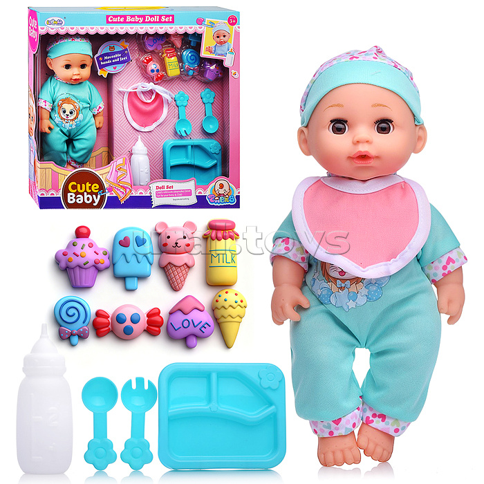 Пупс "Рома" (пьет, писает) с аксессуарами, в коробке