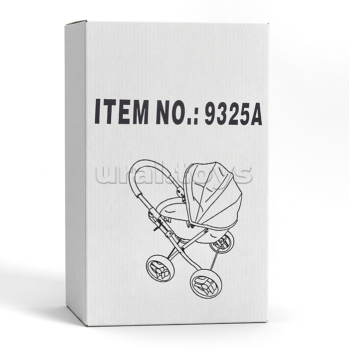 Коляская кукольная прогулочная, металлическая, складная