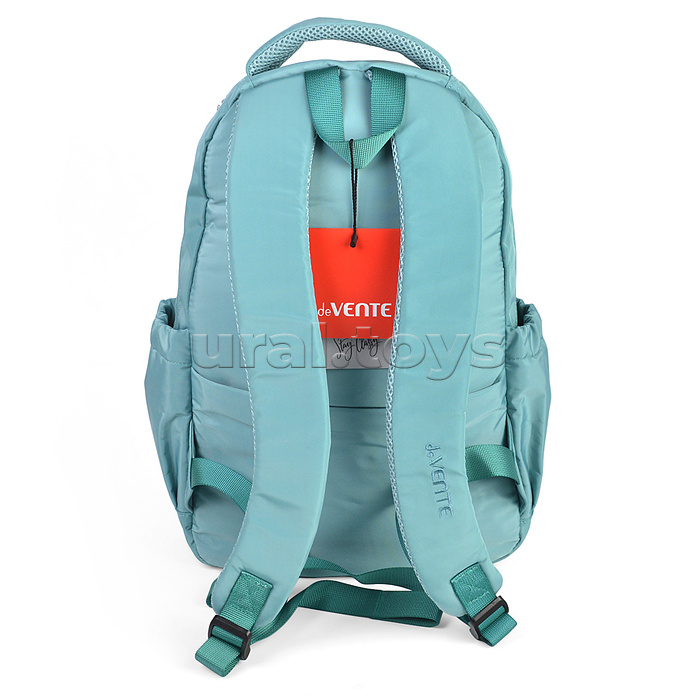 Рюкзак "Modern Concept Soft" подростковый 42x31x20 см (18 л) 500 г, текстильный, 1 отделение на молнии с уплотненным отделением для ноутбука до 15 дюймов и книг, мятный