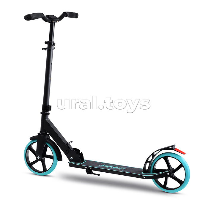 Самокат ROCKET, колеса PU 200 мм, ABEC 7, бирюзовый