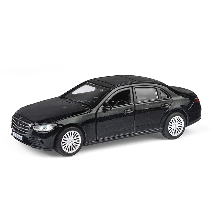 Машина металл Mercedes-Benz S-Class V223 13 см, (двери, багаж, черный) инерц., в коробке Машина металл Mercedes-Benz S-Class V223 13 см, (двери, багаж, черный) инерц., в коробке