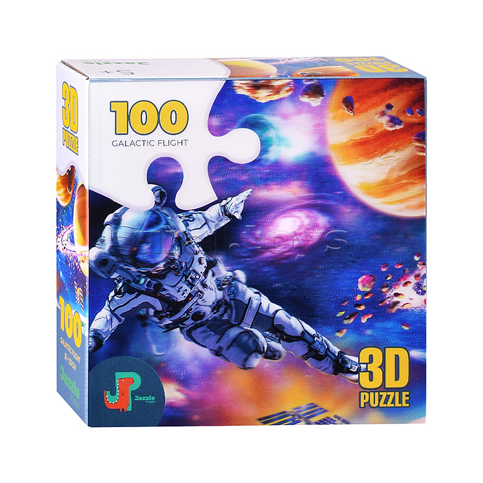 Пазл 3D "Галактический полет" 100 детал., 5+