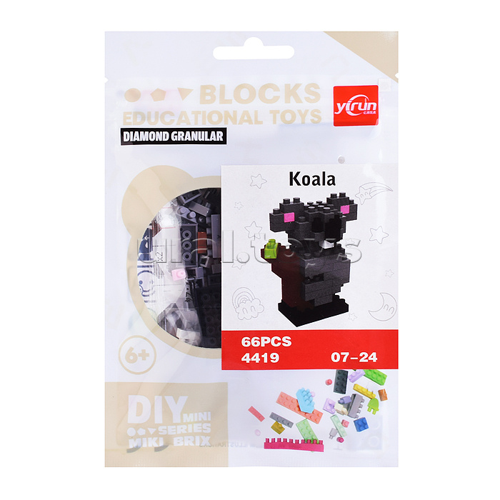 Конструктор "Животные" в ассортименте, в пакете