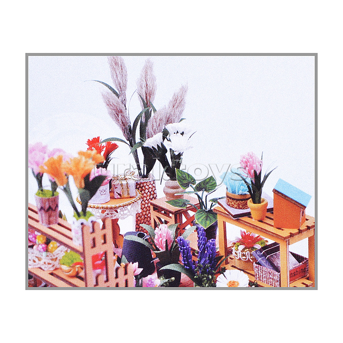 Конструктор "Цветочный дом 3D" в коробке