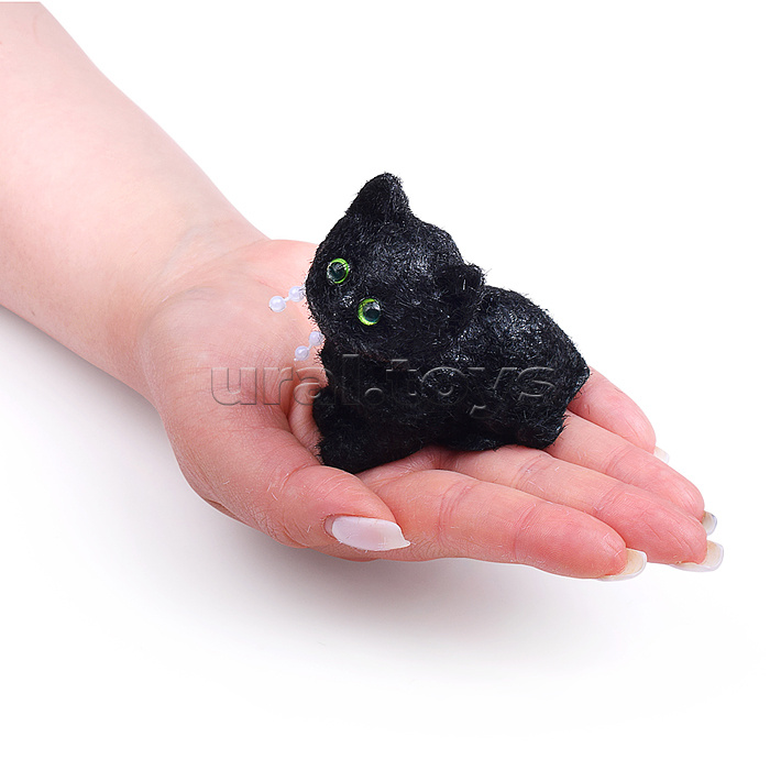 Игрушка-антистресс "Черная кошка"