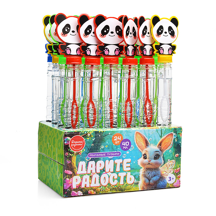 Мыльные пузыри "Панда" 40 мл.
