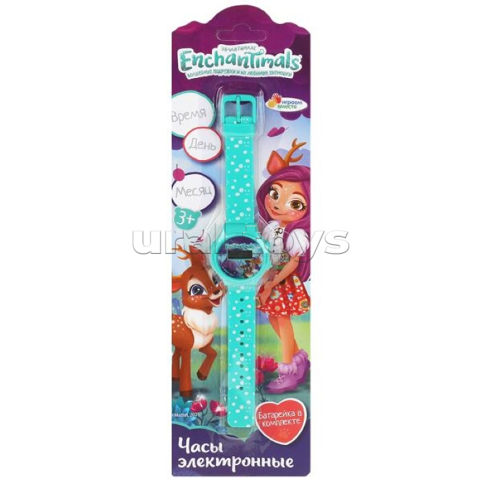 Часы "Энчантималс" время дата, блистер