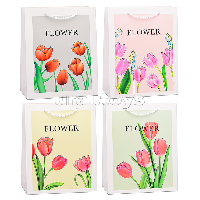 Пакет подарочный "Flower" 26х32х10 см Пакет подарочный "Flower" 26х32х10 см