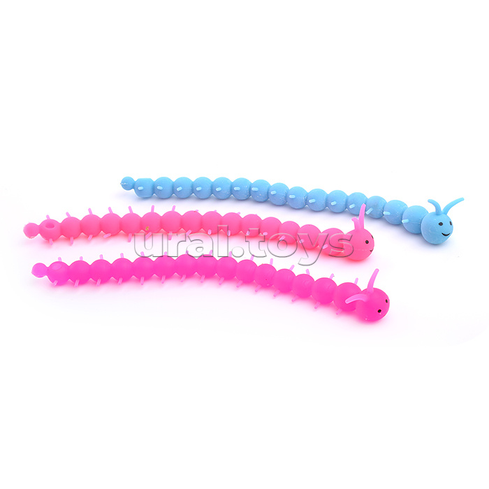 Игрушка-антистресс "Многоножка яркая"