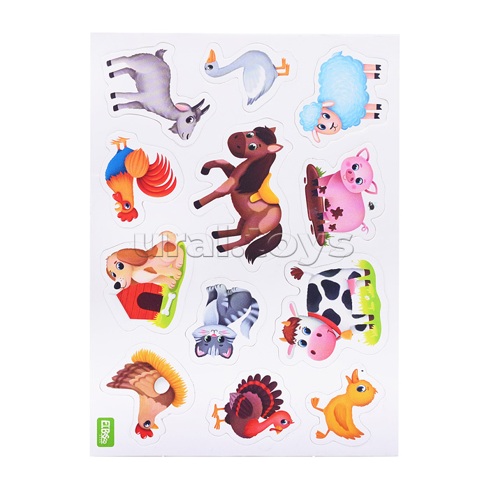 Наборы тематических магнитов "Зоопарк и ферма" Наборы тематических магнитов "Зоопарк и ферма"