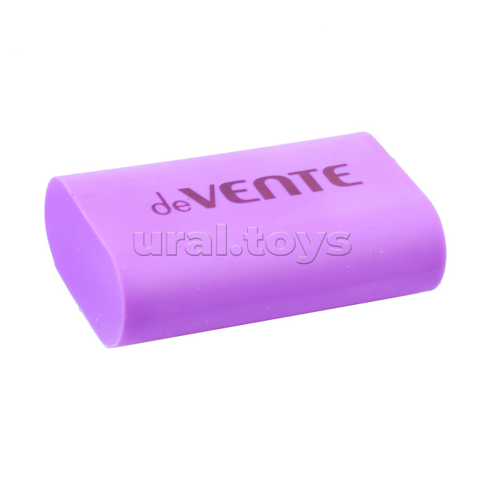 Ластик "Pastel" синтетический каучук, прямоугольный цветной, 37x24x11 мм, в индивидуальной упаковке со штрих кодом, в картонном дисплее