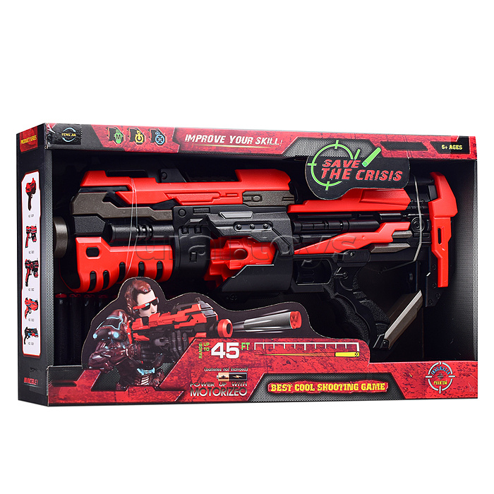 Бластер "Штурмовая атака" с мягкими пулями, в коробке