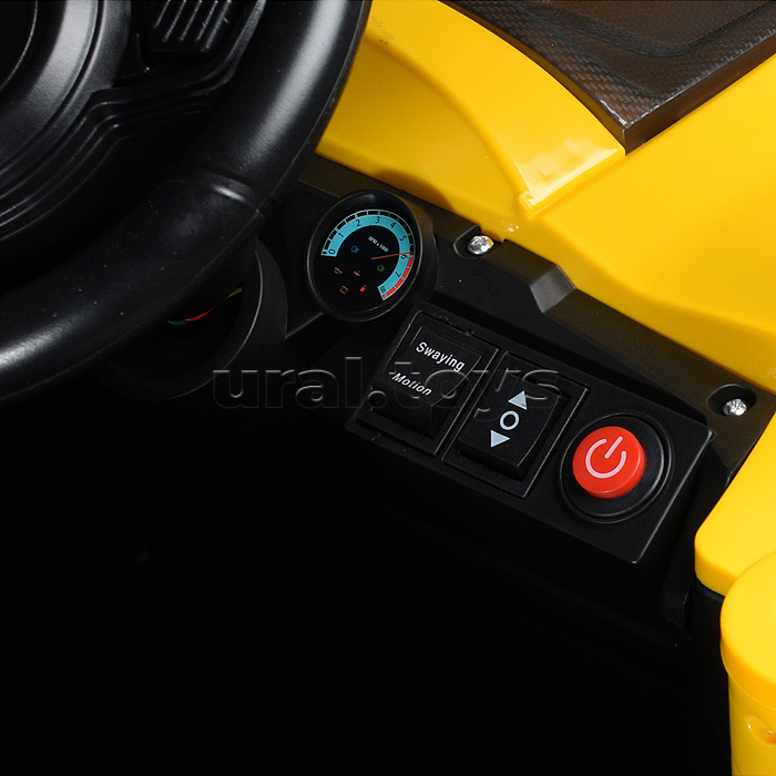 Электромобиль детский "Внедорожник" (цвет желтый)