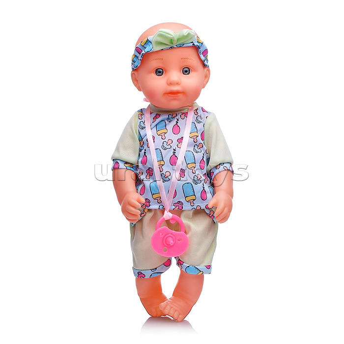 Пупс "Полина" (пьет, слезы) с аксессуарами, в коробке